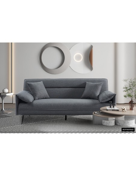 Canapé-lit 'Sivas' Tissu Ote Family 22 Gris