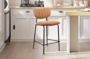 Chaise de comptoir 'Antura' Tissu Ote Lisa 251 Orange