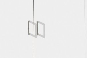 Armoire 'Ray' 2 portes Blanc