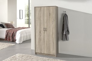 Armoire 'Ray' 2 portes Sonoma