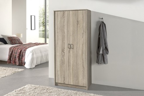Armoire 'Ray' 2 portes Sonoma