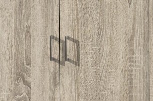 Armoire 'Ray' 2 portes Sonoma