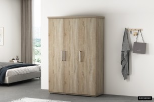 Armoire 'Mike' 3 portes Sonoma