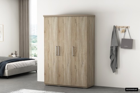 Armoire 'Mike' 3 portes Sonoma