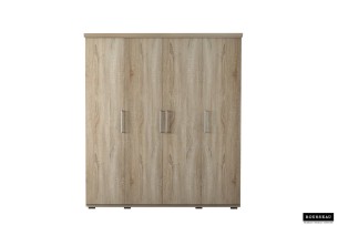 Armoire 'Mike' 4 portes Sonoma
