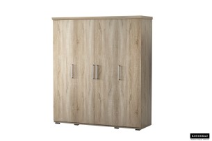 Armoire 'Mike' 4 portes Sonoma