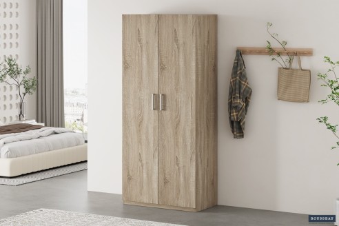 Armoire de rangement 'Mike' 80 cm 2 portes