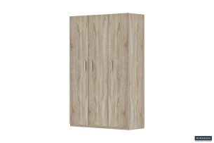Armoire de rangement 'Mike' 120 cm 3 portes