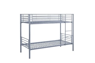 Lit superposé 'Sammy' 90x200 Divisible Métal Gris clair