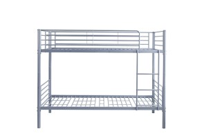 Lit superposé 'Sammy' 90x200 Divisible Métal Gris clair