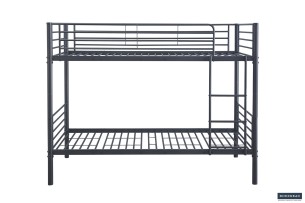 Lit superposé 'Sammy' 90x200 Divisible Métal Gris foncé
