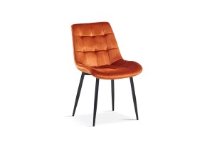 Chaise 'Juta' Velours Orange