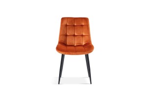 Chaise 'Juta' Velours Orange