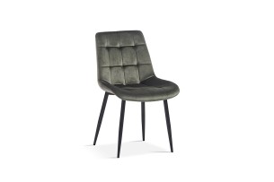 Chaise 'Juta' Velours Vert