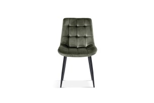 Chaise 'Juta' Velours Vert