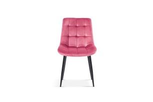 Chaise 'Juta' Velours Rose