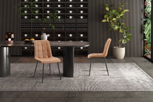 Set de 4 chaises 'Furas' Vintage PU Cognac