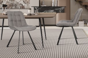 Chaise 'Ariba' Ote Tissu Montego 466 Gris