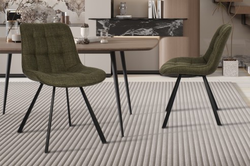 Chaise 'Ariba' Ote Tissu Montego 350 Vert