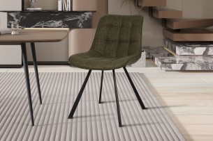 Chaise 'Ariba' Ote Tissu Montego 350 Vert