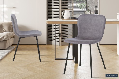 Chaise 'Susan' PU Taupe