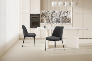 Chaise 'Ella' Gris