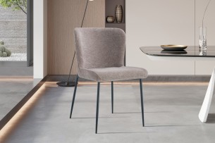 Chaise 'Lisa' Tissu Fabb Raven 30 Sand