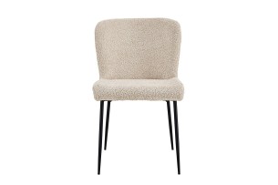 Chaise 'Lisa' Bouclé Beige