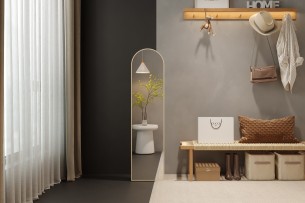 Miroir 'Rosalie' 160x40 Chêne vieilli
