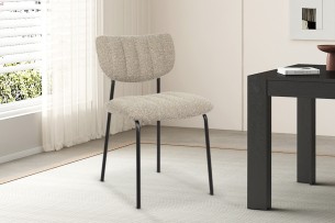 Chaise 'Antura' Tissu Ote Lisa 170 Brun