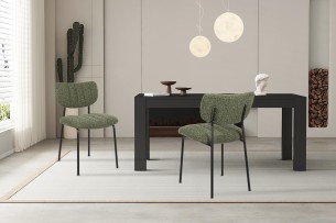 Chaise 'Antura' Tissu Ote Lisa 356 Vert