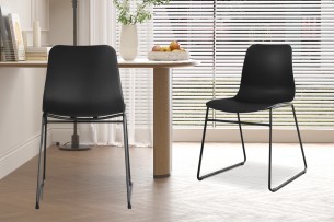 Chaise 'Marie' PP Noir