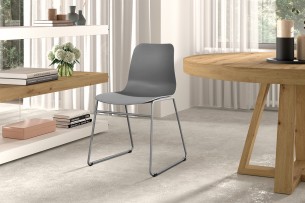 Chaise 'Marie' PP Gris