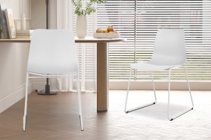 Chaise 'Marie' PP Blanc