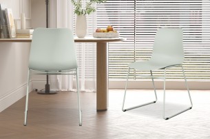 Chaise 'Marie' PP Gris-Vert