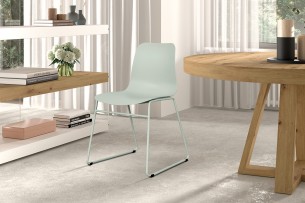 Chaise 'Marie' PP Gris-Vert