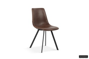 Chaise 'Oslo' PU Brun