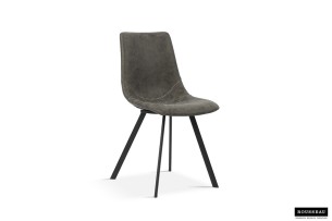 Chaise 'Oslo' PU Gris