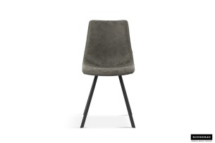 Chaise 'Oslo' PU Gris