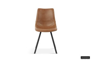 Chaise 'Oslo' PU Cognac