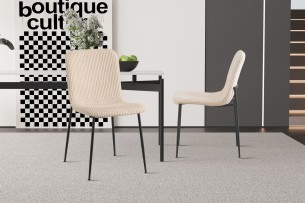 Chaise 'Alice' Corduroy Beige