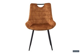 Chaise 'Nina' Velours Or