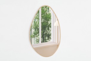 Miroir 'Rana' 80x50 Chêne vieilli