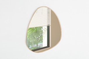 Miroir 'Roza' 80x60 Chêne vieilli
