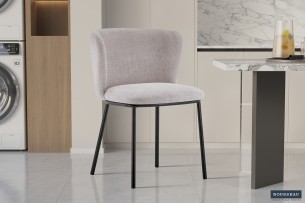 Chaise 'Arthur' Tissu Ote Belfast 23 Beige