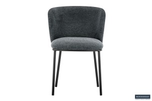Chaise 'Arthur' Tissu Ote Belfast 39 Gris foncé