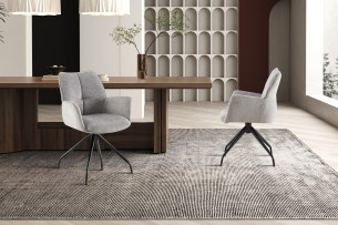Chaise 'Lamor' Pivotant à 0 Tissu Davis Perfect Harmony 85 Gris