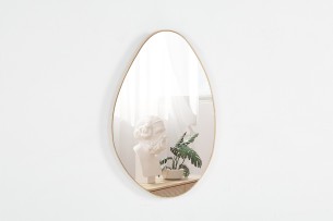 Miroir 'Romi' 80x50 Chêne vieilli