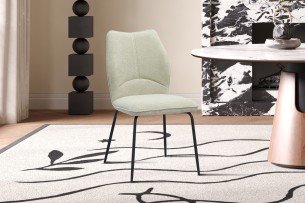 Chaise 'Lara' Tissu Ote Sea 140 Ecru