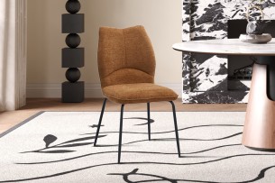 Chaise 'Lara' Tissu Ote Sea 500 Rouille